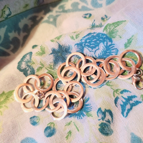 COPY - Sterling silver CIRCLES Bracelet - Picture 3 of 9